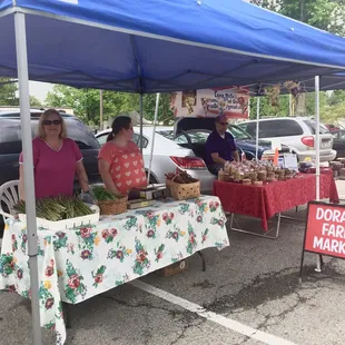 farmers selling produce