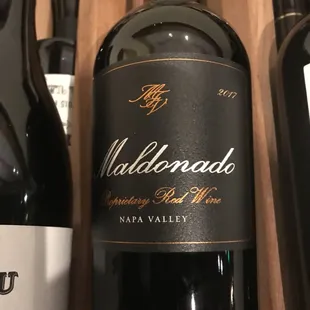 California wines for sure.