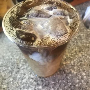 They have really good ice coffee