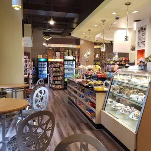 the interior of the restaurant