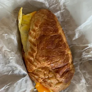 Sausage, egg, &amp; cheese croissant
