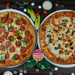 2 Large 2 toppings $25.99