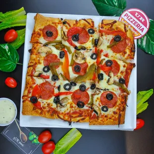 2 Slice Lunch Box w/drink