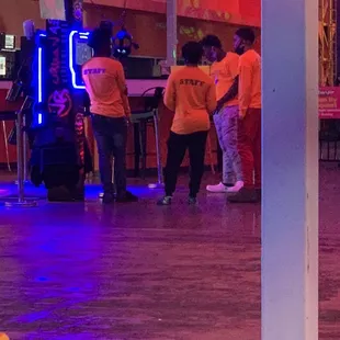 Speaking of just standing around doing nothing