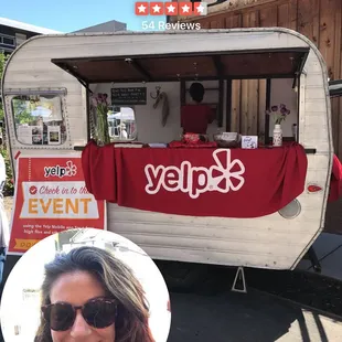 Yelp trailer at Uptown Oakland Urban Air Market