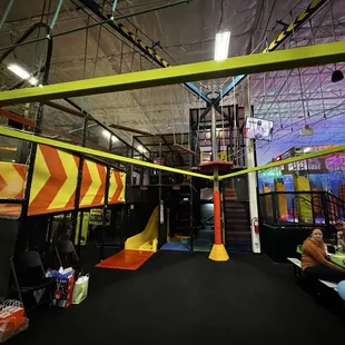 One of the play areas