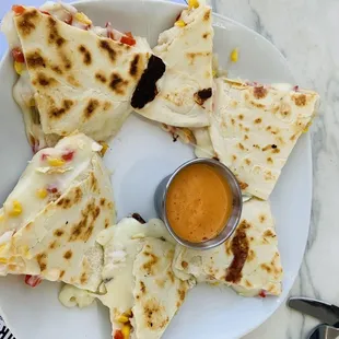 Lobster quesadilla