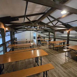 Great sitting area in the loft.