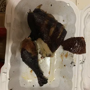 This food is terrible everything is burned I wouldn't recommend this to a dog