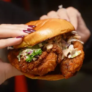 chicken wings and fried chicken, food