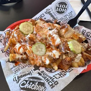 Buffalo Mac fries