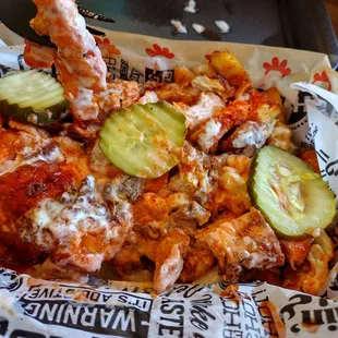 Buffalo chicken fries