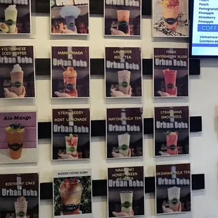 Types of drinks