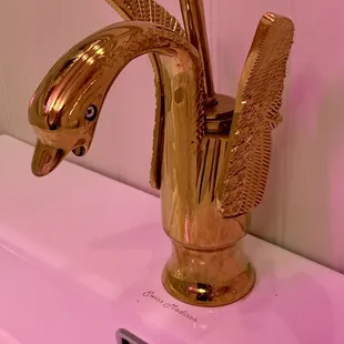 A Madison-branded swan. The details, though.