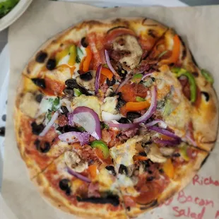 Build Your Own pizza - meaty!