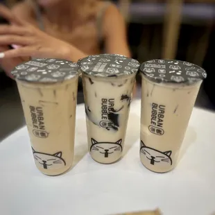 Ice Cream Milk Tea/ Wintermelon Milk Tea/ Roasted Oolong Milk Tea