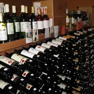 Over 600 wines in all price ranges.