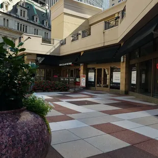 outside