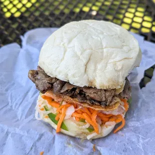 Urban Pork on a Bao | Instagram: @telephonesmoothie