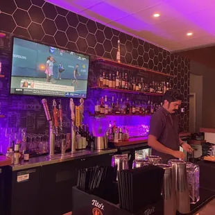 The bar