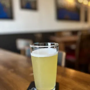 An amazing radler- (hefeweizen+lemonade mixed)