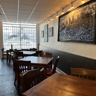 the interior of a restaurant