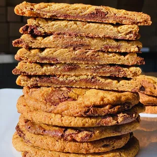 milk &amp; dark chocolate chip cookies