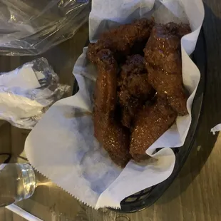 Honey old bay wings Love them