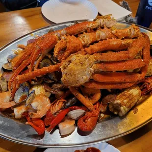 Big seafood boil