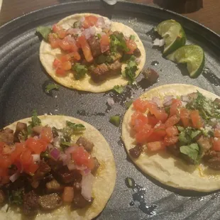Street Tacos!! Solid appetizer.