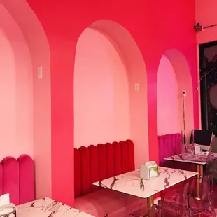 Delightfully pink - they also have a blue side too