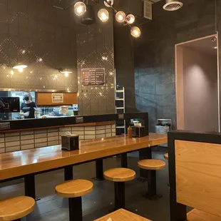 Indoor Seating at Night