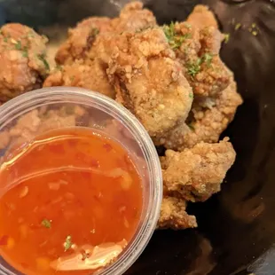 Popcorn Chicken - the right amount of crispy and spices. Some places tend to put too much spice and this is just perfect.