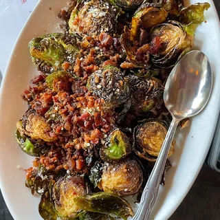 Crispy Brussels & Bacon