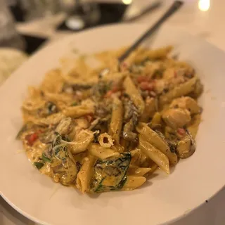 Blackened Salmon Pasta