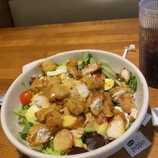 Crispy chicken salad