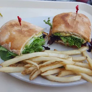 #27 sw chicken with fries.  Sandwich was good, fries meh