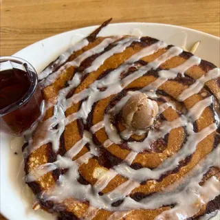Single Cinnamon Swirl Pancake