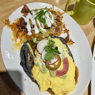 Blue Corn Huevos Rancheros