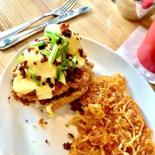 Chicken & Waffle Benedict