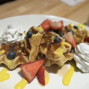 Belgian Pearl Waffles