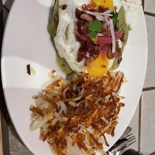 Blue Corn Huevos Rancheros