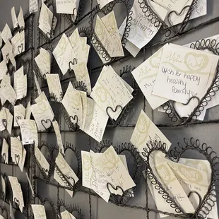Wishing wall