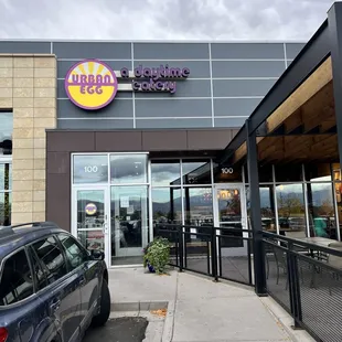 Signage and entrance