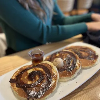 Cinnamon Swirl Pancake Flight