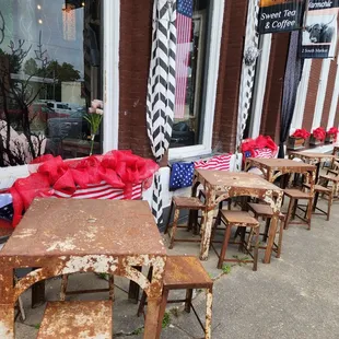Outdoor seating