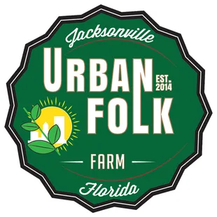 the logo for the urban folk farm