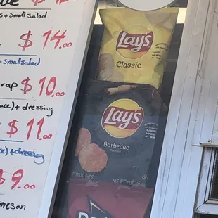 the price of potato chips