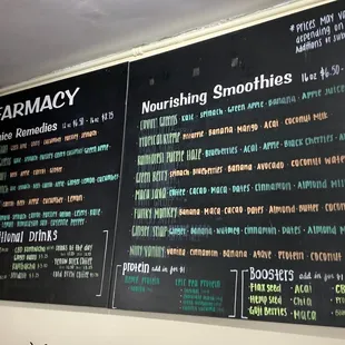 Juice and smoothies galore!