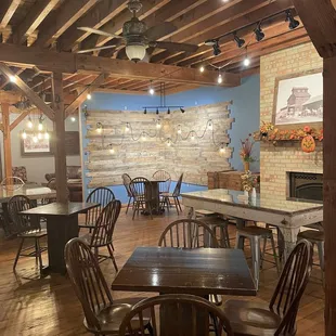 the interior of a restaurant